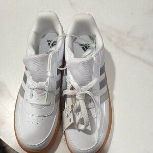 Adidas White and Gray Sneakers